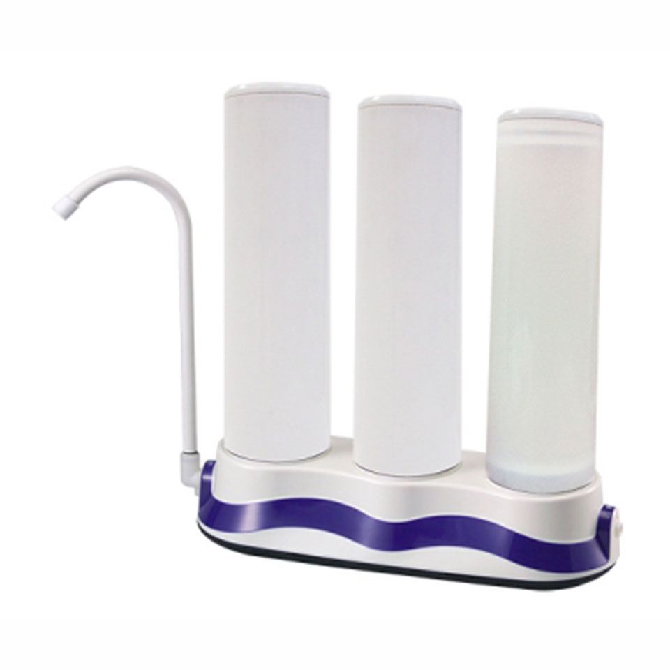 Three Stage Water Filtration System (Counter top)